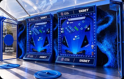 Proyecto realizado: stand de exposición interactivo en forma de pinball para 1XBET