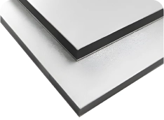 Rotulo de dibond plata cepillado con iluminacion. Entrega por toda España